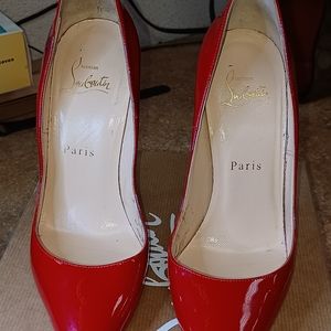 Christian Louboutin So Kate 36.5 Red patten leather